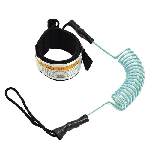 Surfboard Leash 5' Stand UP Paddle Board SUPs Spring Coiled Leg Rope B