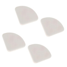 Glass Table Desk Edge Guard Protector Bumpers Soft Corners Cushion Whi