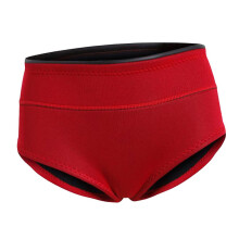Women Wetsuit 1.5mm Neoprene Diving Snorkel Brief Underwear Shorts Red