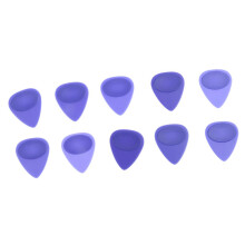 10pcs Mixed Thickness Bass Guitar Pick Banjo Ukulele Plectrums Blue