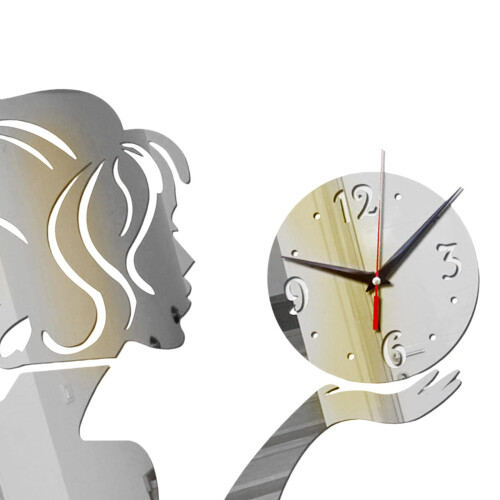 Modern Wall Clock 3D DIY Sticker Creative Wall Clock for Home Decorati 2