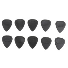 10pcs Mixed Thickness Bass Guitar Pick Banjo Ukulele Plectrums Black