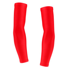 1 Pair Stretch Football UV Sun Protection Arm Sleeves Cover S Red