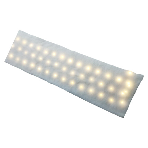 Artificial Snow Blanket Decorative with LED Lights Winter Decoration 1