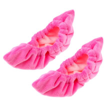 Ice Hockey Figure Skate Terry Cloth Blade Covers Soakers Guards Pink