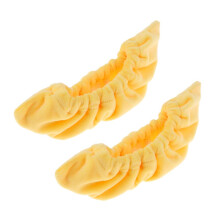 Ice Hockey Figure Skate Terry Cloth Blade Covers Soakers Guards Yello