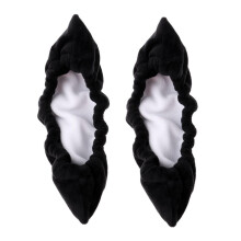 Ice Hockey Figure Skate Terry Cloth Blade Covers Soakers Guards Black