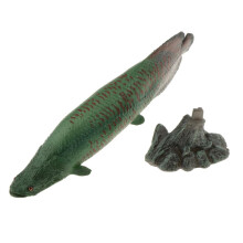 Realistic Static Ocean Animal Model Toy Kids Gift Pirarucu with Base