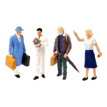 Hand Painted Resin Figures Scene Architecture Model Miniature Building