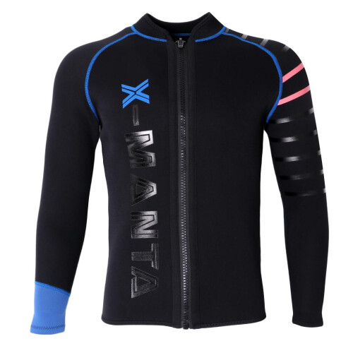 Mens 3mm Neoprene  Jacket Front   2XL coat 1