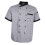 Chef Jacket Uniform Short Sleeve Hotel Kitchen Apparel Cook Coat M Gra 2