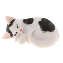 Simulation Animal Model Kids Educational Toys panda side sleeping PL12