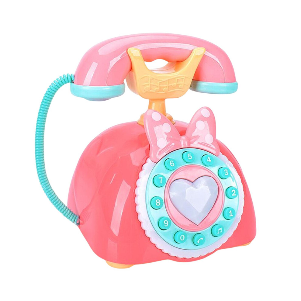 Cartoon Telephone Toy Leaning Machine Develop for Children Baby Presch