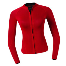 2mm Neoprene Women Wetsuit Jacket Coat for Scuba Diving Swimming Red