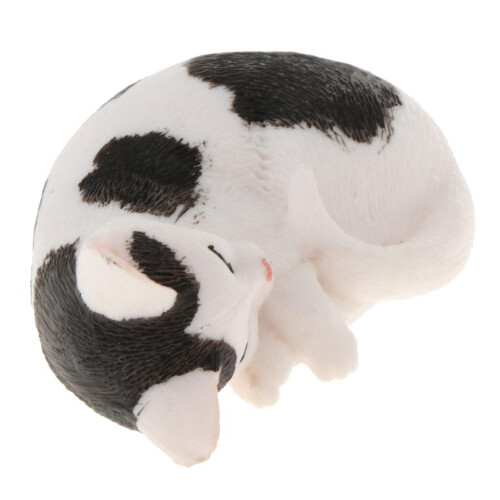 Simulation Animal Model Kids Educational Toys panda side sleeping PL12 1