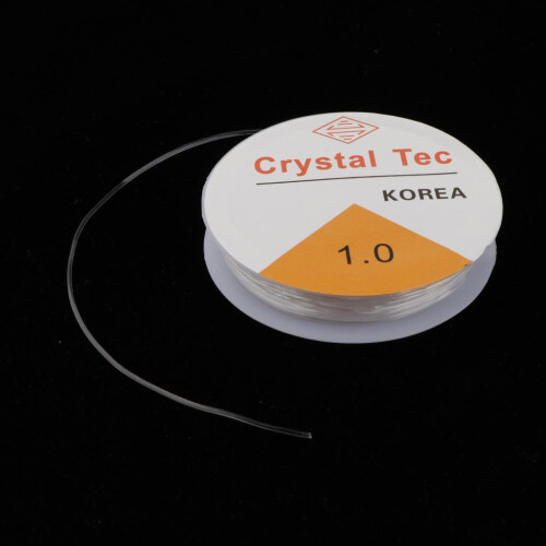 10 Rolls Clear Elastic Beading Stretch Thread for Jewelry Making 1.0mm 2