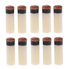 10 Pieces Slip-On Pool Billiard Cue Tips Snooker Stick Ferrules 10mm 1