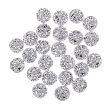 24 Pieces 12mm FlatBack Rsesin Rhinestone DIY craft for all decoration