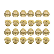 Metal Pin Backs Locking Pin Keepers Replacement for Uniform Badges Gol