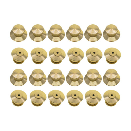 Metal Pin Backs Locking Pin Keepers Replacement for Uniform Badges Gol
