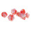 7 Pieces Polyhedral Dice for Dungeons and Dragons RPG Board Game Red W 2