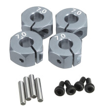 4X 12mm Wheel Hex Hub Adapter 7mm Thick For RC Car 1/10 Upgrades Titan