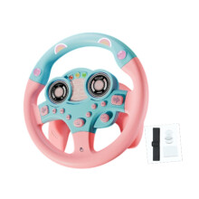 Musical Driving Wheel Kids Driving Simulator Toy for Games Outdoor Rol
