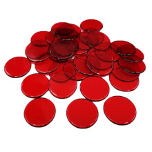 100pcs Poker Chips Coins Casino Supply Family Games Accs red
