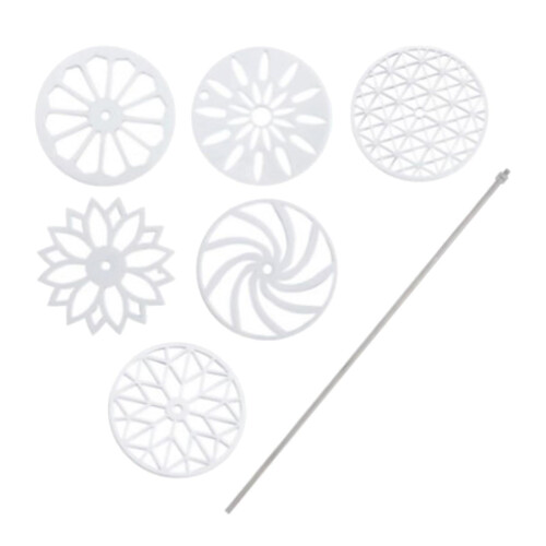 Soap Mold Tools Steel Rod Pull Through Shapers for Chocolate Biscuit P 1