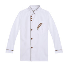 Kitchen Chef Clothing Jacket Coat Restaurant Cook Uniform Long Sleeves