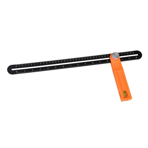 Multifunctional Sliding T-Bevel Gauge Level for Carpenter Architect En
