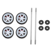 1:64 Model Modified Tire Diecasts Alloy Wheel Tire Set Model Car Acces