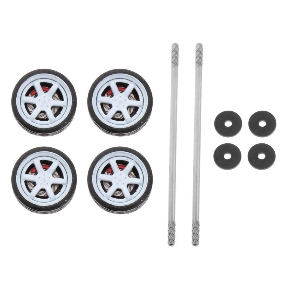 1:64 Model Modified Tire Diecasts Alloy Wheel Tire Set Model Car Acces 6902696149060