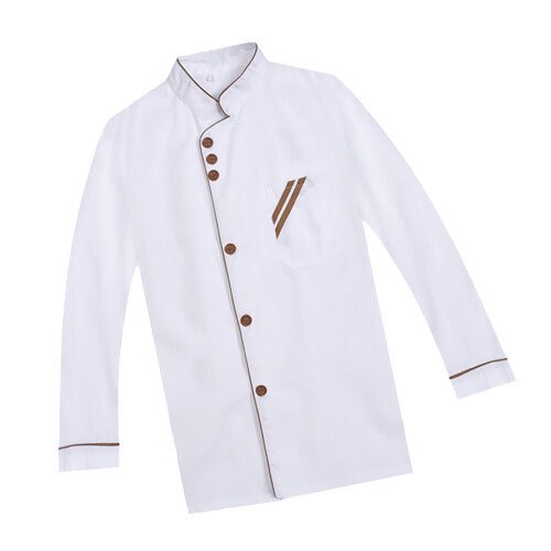 Kitchen Chef Clothing Jacket Coat Restaurant Cook Uniform Long Sleeves 2