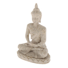 Small Thai Buddha Statue Figurine Sandstone Buddhist Home Decor Sand c