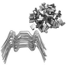 Practical Greenhouse Clips Z-Type Clips for Greenhouse Glass Fixation