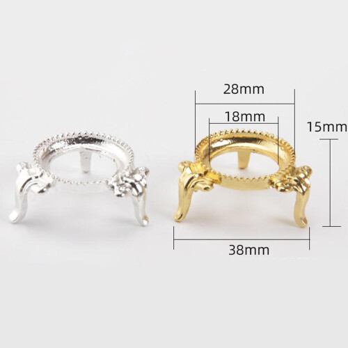1pc Crystal Ball Base Sphere Stone Support Metal Holder Display Stand 1