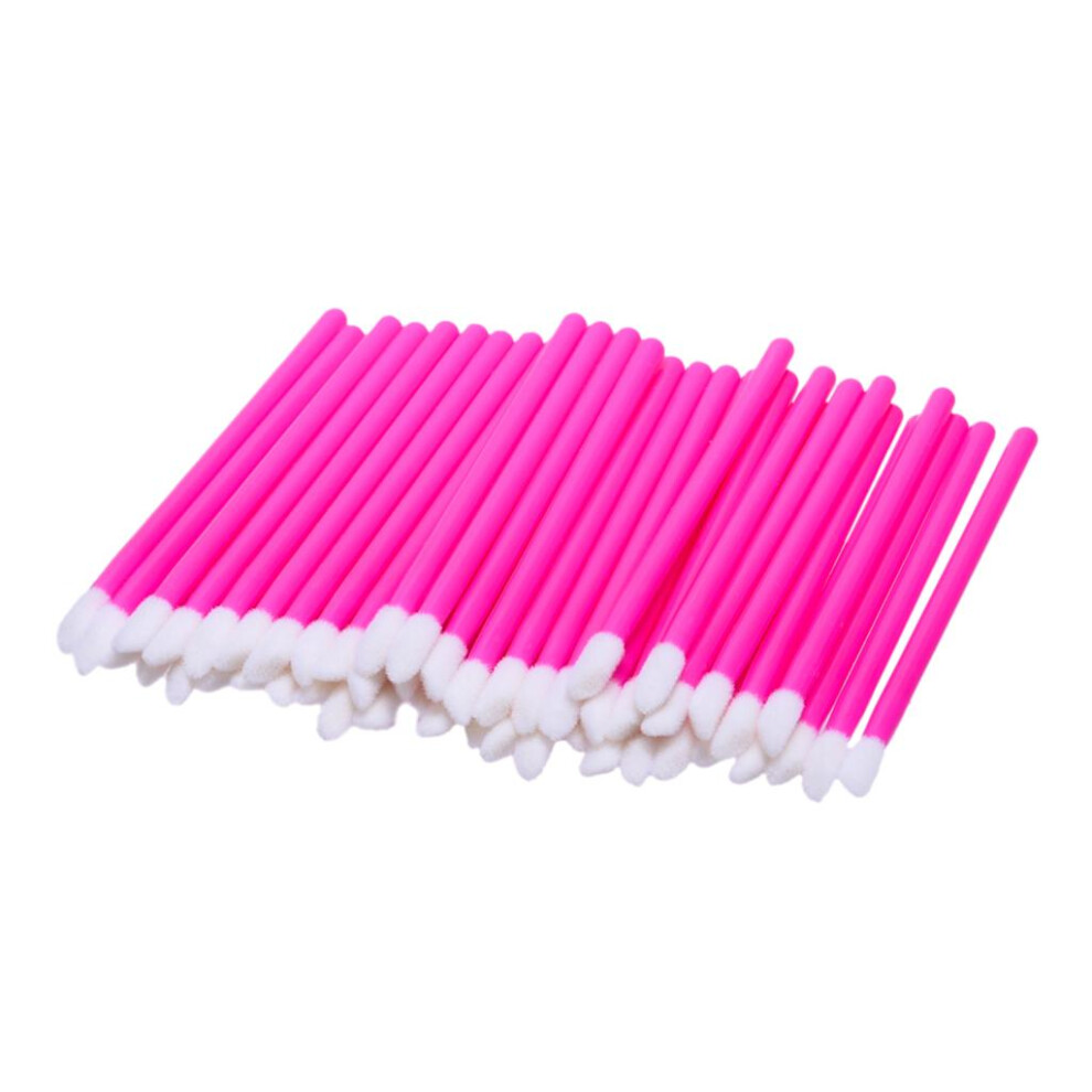 50 Pieces Disposable Lip Gloss Brush Lipstick Wands Makeup Applicator