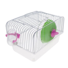 Portable Pet Hamster Cage Guinea Pig Gerbils Mice House with Heel Gree