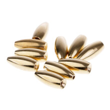10Pcs Brass Weights Drop Shot Slider Sea Fishing Tackle Snag Sinkers 5