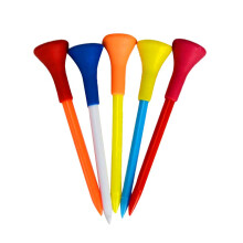 5 Pieces/Set Durable Soft Rubber Cushion Top Golf Tees Random Color Lo
