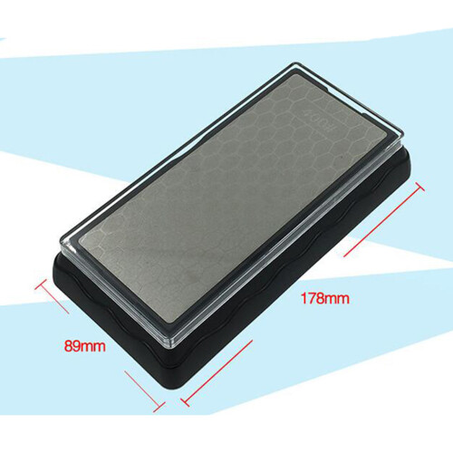 Sharpener Double-Side Diamond Whetstone Sharpening Stone 400 1000 Grit 1