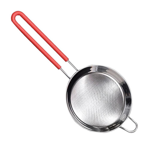 Tea Strainer Fine Mesh Sieve Sifter Strain Flour Loose Leaf Filter Her