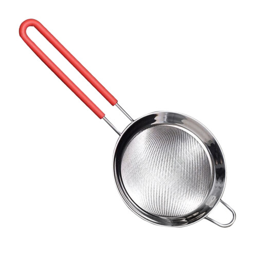 Tea Strainer Fine Mesh Sieve Sifter Strain Flour Loose Leaf Filter Her