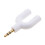 3.5mm Double Y Splitter Earphone Headphone Adapter 2