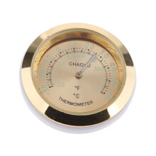 High-end Product Mini Car Thermometer Temperature Gauge 38x38x15mm New