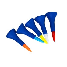5 Pieces/Set Durable Soft Rubber Cushion Top Golf Tees Random Color Sh