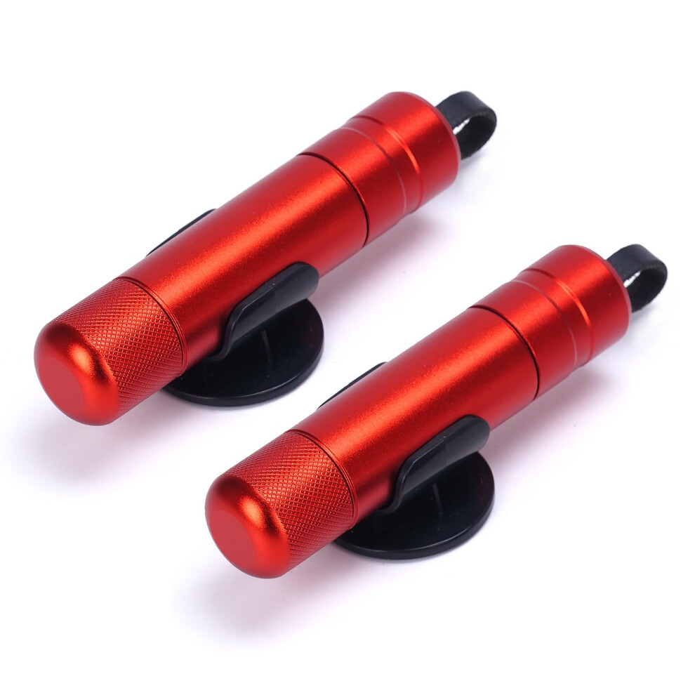 2 Pack Car Window Breaker And Seatbelt Cutter, Emergency Safety Hammer For Vehicle Escape Â Red 9053599068839