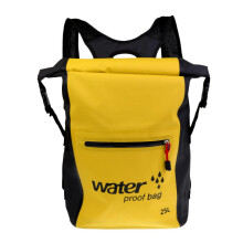 25L Waterproof Backpack Rucksack Kayak Canoe Boat Surfing Bag yellow
