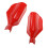 2x 7/8" Protector Protection Handguard Hand Guard For Motorcycle Red 3